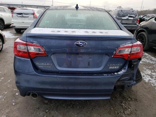 4S3BNAN64G3018538 - 2016 SUBARU LEGACY 2.5I LIMITED BLUE photo 6