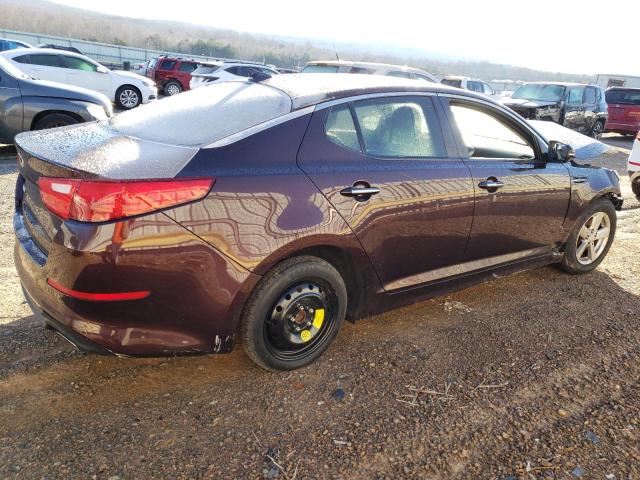 5XXGM4A7XFG384737 - 2015 KIA OPTIMA LX BURGUNDY photo 3