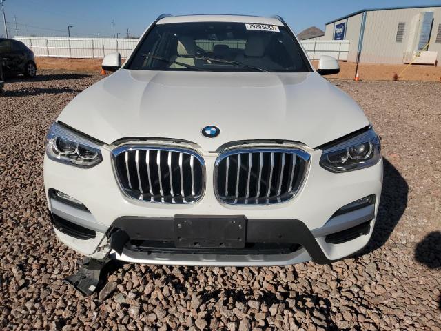 5UXTR7C52KLR48371 - 2019 BMW X3 SDRIVE30I WHITE photo 5