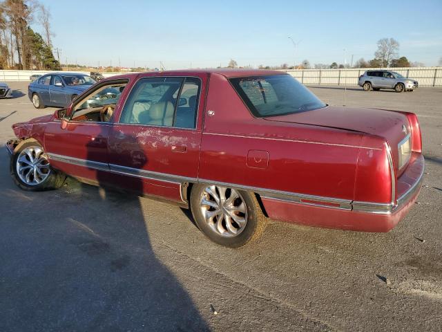 1G6KD52B2SU243090 - 1995 CADILLAC DEVILLE BURGUNDY photo 2