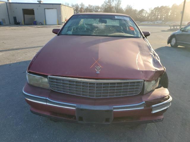 1G6KD52B2SU243090 - 1995 CADILLAC DEVILLE BURGUNDY photo 5