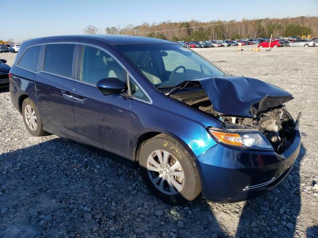 5FNRL5H46FB123170 - 2015 HONDA ODYSSEY EX BLUE photo 4