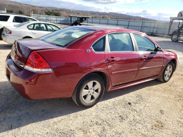 2G1WT57N891316420 - 2009 CHEVROLET IMPALA 1LT BURGUNDY photo 3