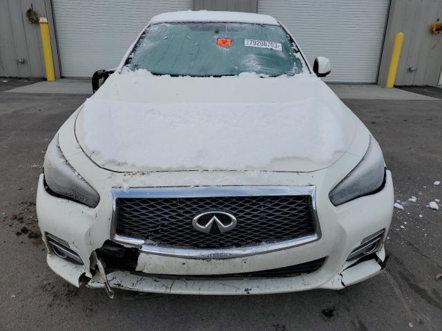 JN1BV7AR5FM408689 - 2015 INFINITI Q50 BASE WHITE photo 5