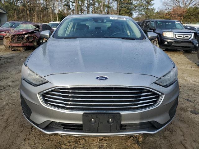 3FA6P0HD7LR185378 - 2020 FORD FUSION SE SILVER photo 5