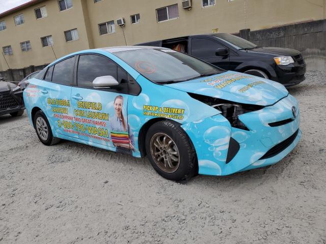 JTDKBRFU4G3023260 - 2016 TOYOTA PRIUS BLUE photo 4