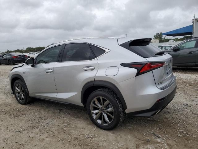 JTJYARBZ6K2152739 - 2019 LEXUS NX 300 BASE ვერცხლისფერი ფოტო 2