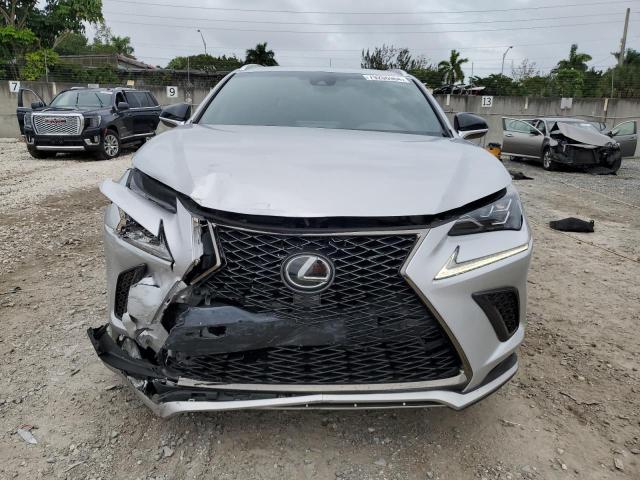 JTJYARBZ6K2152739 - 2019 LEXUS NX 300 BASE ვერცხლისფერი ფოტო 5