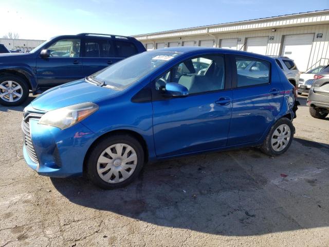 VNKKTUD32FA033541 - 2015 TOYOTA YARIS BLUE photo 1