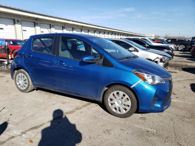 VNKKTUD32FA033541 - 2015 TOYOTA YARIS BLUE photo 4