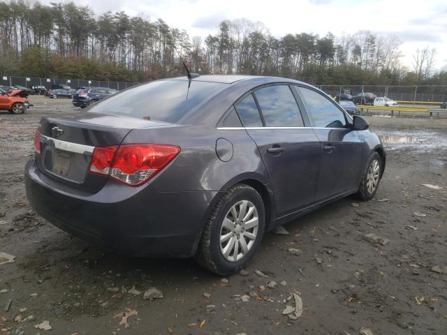 1G1PC5SH4B7129626 - 2011 CHEVROLET CRUZE LS GRAY photo 3