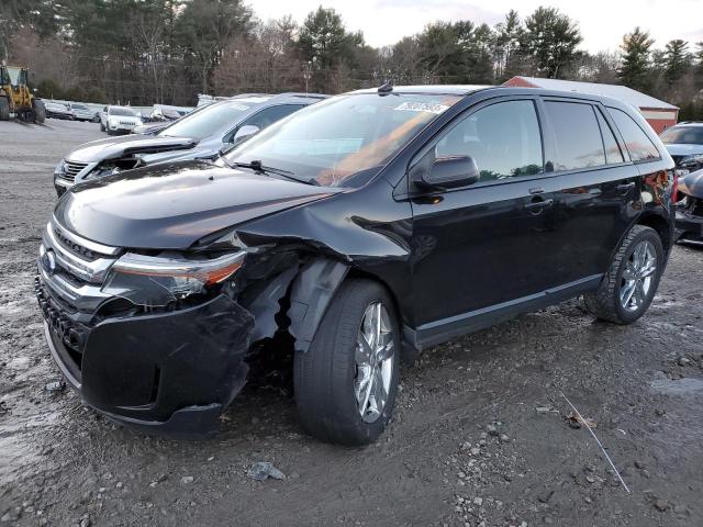 2FMDK4JC3DBC01290 - 2013 FORD EDGE SEL BLACK photo 1