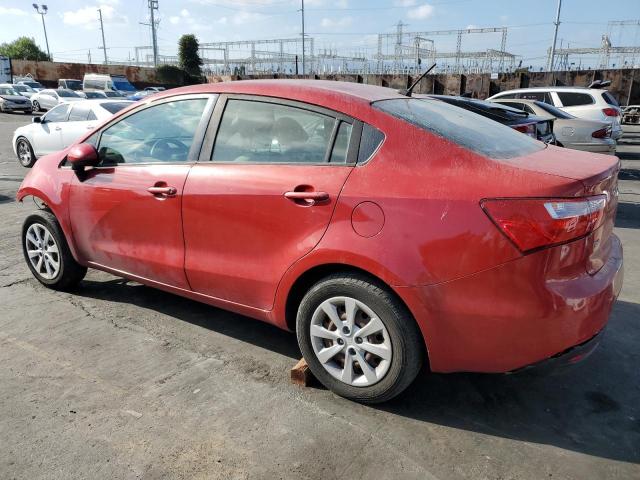 KNADM4A31D6249008 - 2013 KIA RIO LX RED photo 2