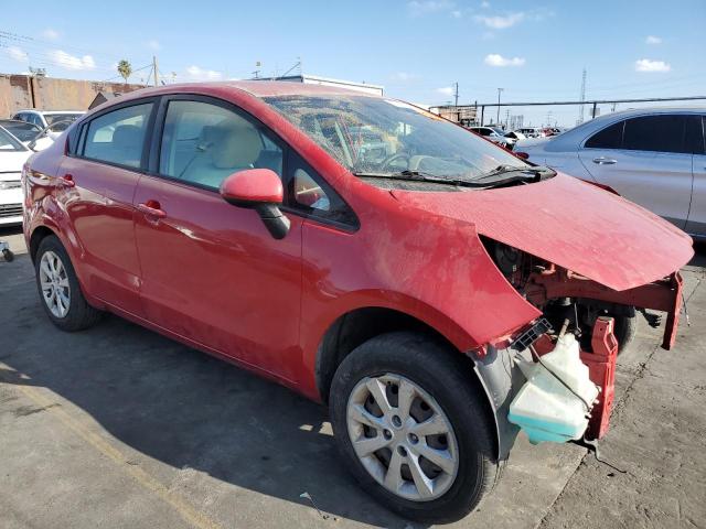 KNADM4A31D6249008 - 2013 KIA RIO LX RED photo 4