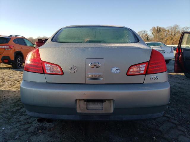 JNKCV51E63M015703 - 2003 INFINITI G35 SILVER photo 6