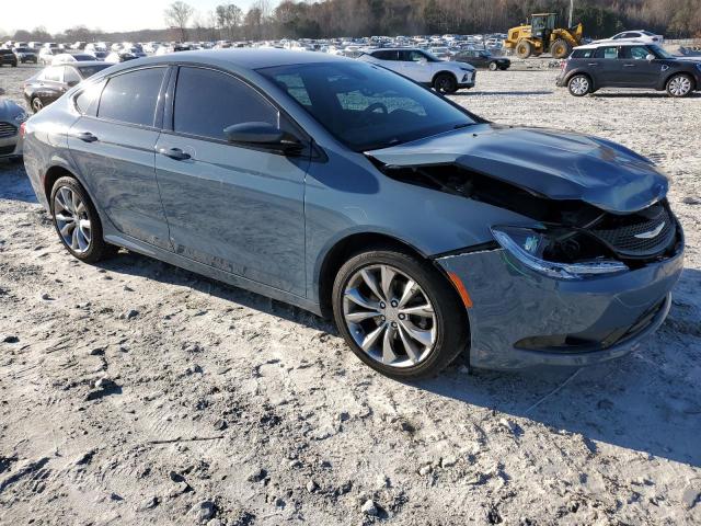 1C3CCCBB2FN637976 - 2015 CHRYSLER 200 S BLUE photo 4