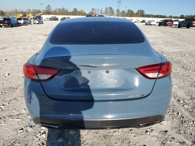 1C3CCCBB2FN637976 - 2015 CHRYSLER 200 S BLUE photo 6