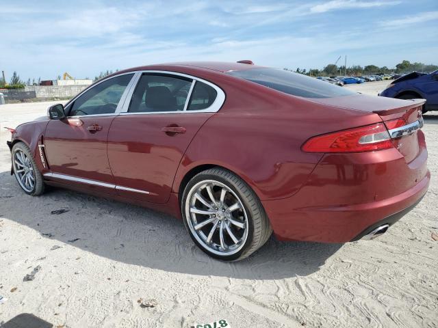 SAJWA07C991R00928 - 2009 JAGUAR XF SUPERCHARGED BURGUNDY photo 2