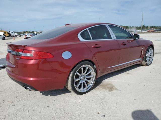 SAJWA07C991R00928 - 2009 JAGUAR XF SUPERCHARGED BURGUNDY photo 3