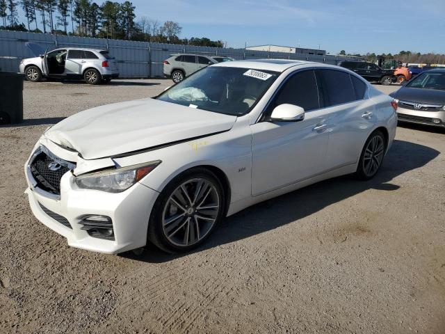 JN1EV7AP0HM730252 - 2017 INFINITI Q50 PREMIUM WHITE photo 1