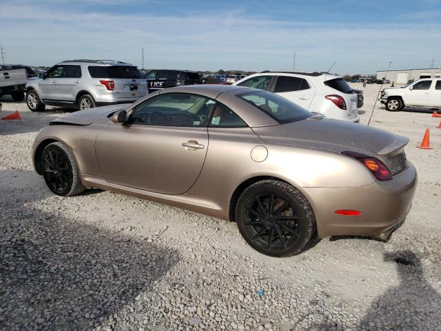 JTHFN48Y740055398 - 2004 LEXUS SC 430 GOLD photo 2