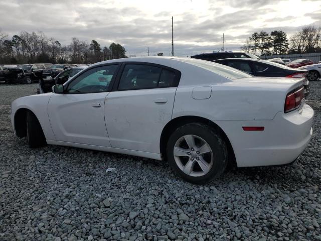 2C3CDXBG1EH315479 - 2014 DODGE CHARGER SE WHITE photo 2