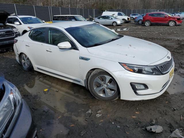 KNAGM4AD9E5075542 - 2014 KIA OPTIMA HYBRID WHITE photo 4