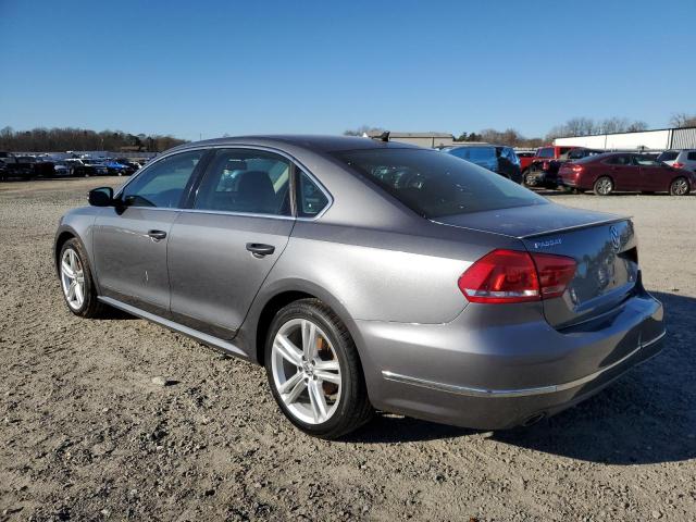 1VWCN7A39EC054254 - 2014 VOLKSWAGEN PASSAT SEL GRAY photo 2