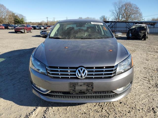 1VWCN7A39EC054254 - 2014 VOLKSWAGEN PASSAT SEL GRAY photo 5