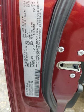 1C6RR7TT4MS518321 - 2021 RAM 1500 CLASS SLT ბურგუნდია ფოტო 12
