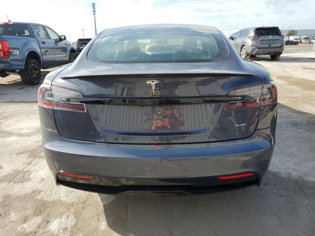 5YJSA1E63MF452735 - 2021 TESLA MODEL S GRAY photo 6