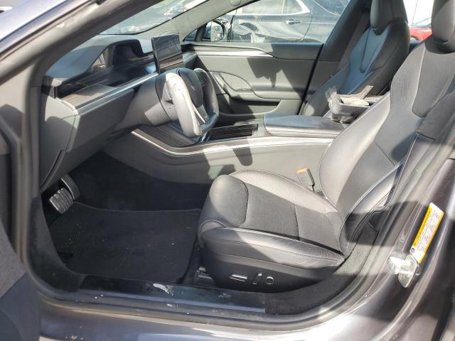 5YJSA1E63MF452735 - 2021 TESLA MODEL S GRAY photo 7