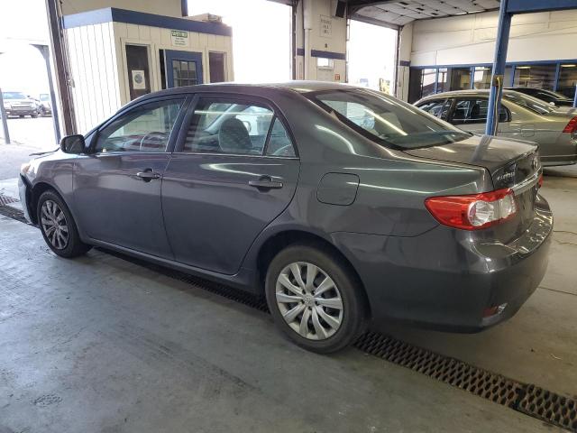 5YFBU4EE5DP098267 - 2013 TOYOTA COROLLA BASE GRAY photo 2