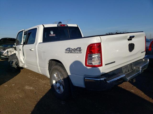 1C6SRFMT8LN407651 - 2020 RAM 1500 BIG HORN/LONE STAR WHITE photo 2