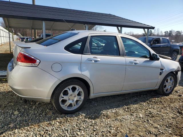 1FAHP35N58W212962 - 2008 FORD FOCUS SE SILVER photo 3