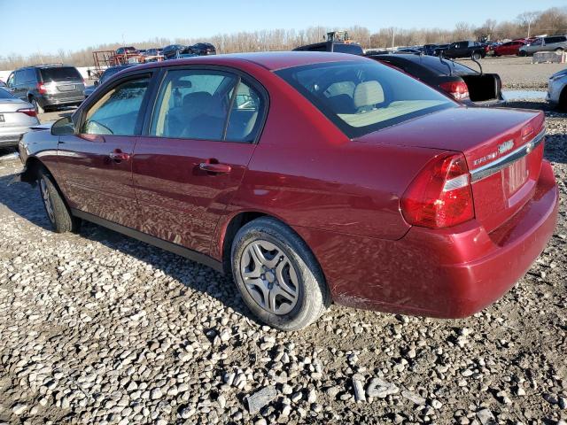 1G1ZS58F67F302917 - 2007 CHEVROLET MALIBU LS MAROON photo 2