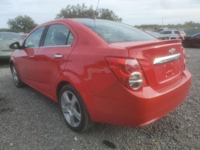 1G1JE5SB5F4205437 - 2015 CHEVROLET SONIC LTZ RED photo 2