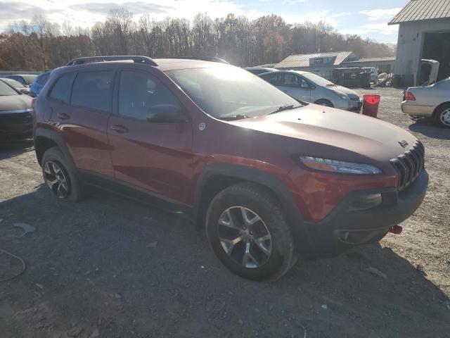 1C4PJMBS7EW131996 - 2014 JEEP CHEROKEE TRAILHAWK წითელი ფოტო 4