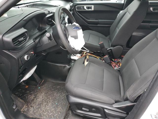 1FM5K8AB1MGC26460 - 2021 FORD EXPLORER POLICE INTERCEPTOR Weiß Foto 7