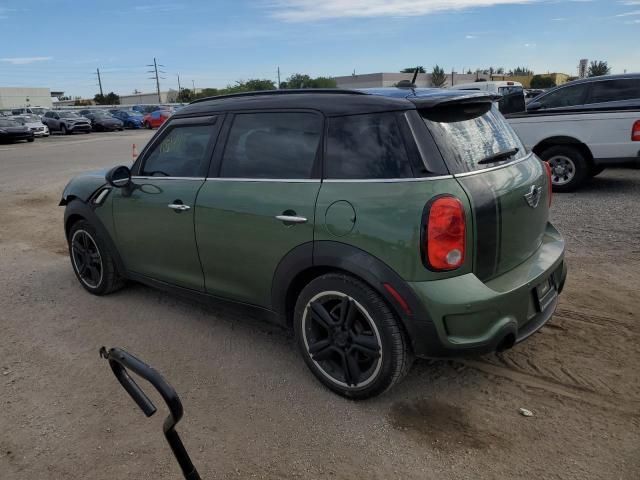 WMWZC3C54FWT06614 - 2015 MINI COOPER S COUNTRYMAN GREEN photo 2