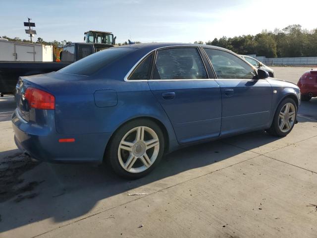 WAUDF78EX8A068754 - 2008 AUDI A4 2.0T QUATTRO BLUE photo 3