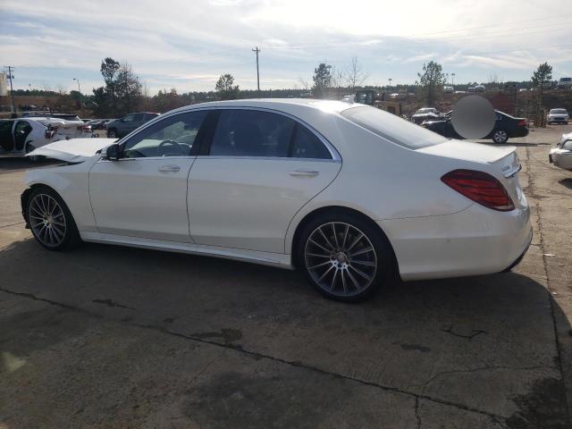 WDDUG8CB3GA281780 - 2016 MERCEDES-BENZ S 550 WHITE photo 2