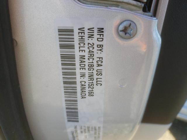 2C4RC1BG1NR152168 - 2022 CHRYSLER PACIFICA TOURING L SILVER photo 13