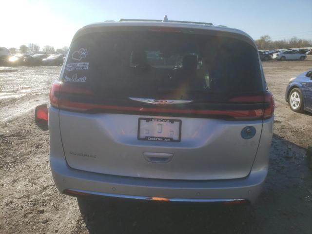2C4RC1BG1NR152168 - 2022 CHRYSLER PACIFICA TOURING L SILVER photo 6