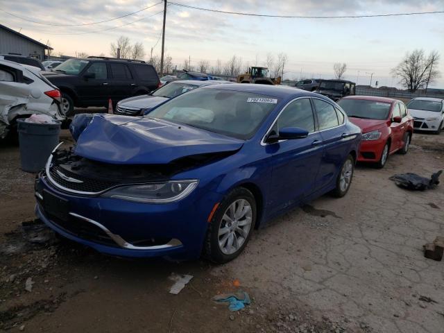 1C3CCCCGXFN582588 - 2015 CHRYSLER 200 C BLUE photo 1