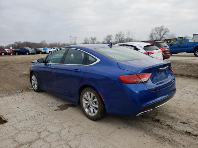 1C3CCCCGXFN582588 - 2015 CHRYSLER 200 C BLUE photo 2