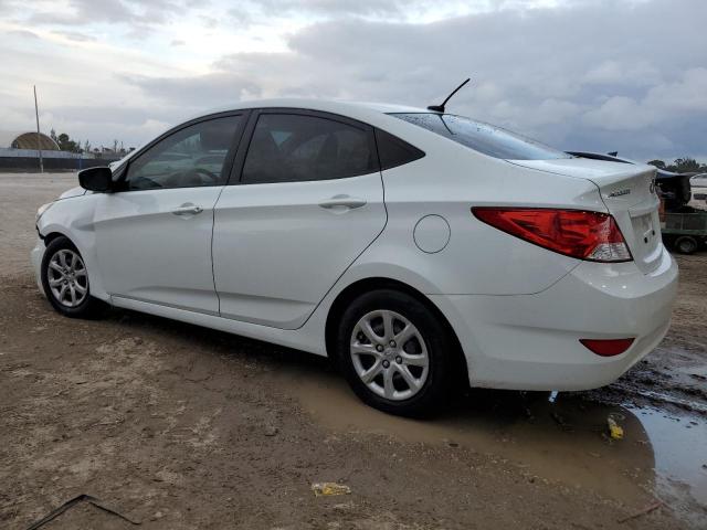 KMHCT4AE2DU535914 - 2013 HYUNDAI ACCENT GLS WHITE photo 2