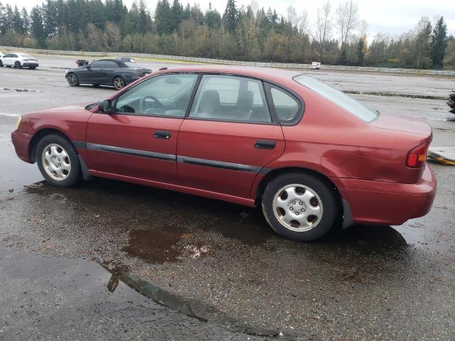 4S3BE635427202838 - 2002 SUBARU LEGACY L BURGUNDY photo 2