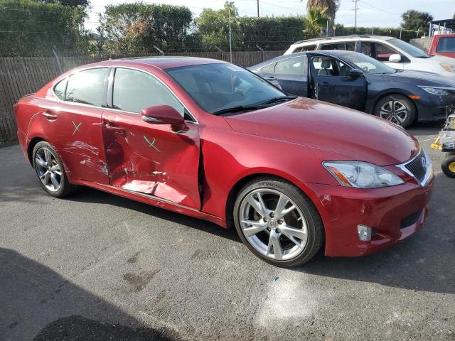 JTHBF5C22A5110682 - 2010 LEXUS IS 250 BURGUNDY photo 4