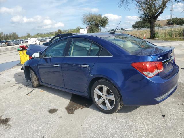 1G1PE5SB4D7223434 - 2013 CHEVROLET CRUZE LT BLUE photo 2